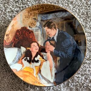 Scarlett and Rhett's Honeymoon Plate Gone with the Wind Series W.L. George